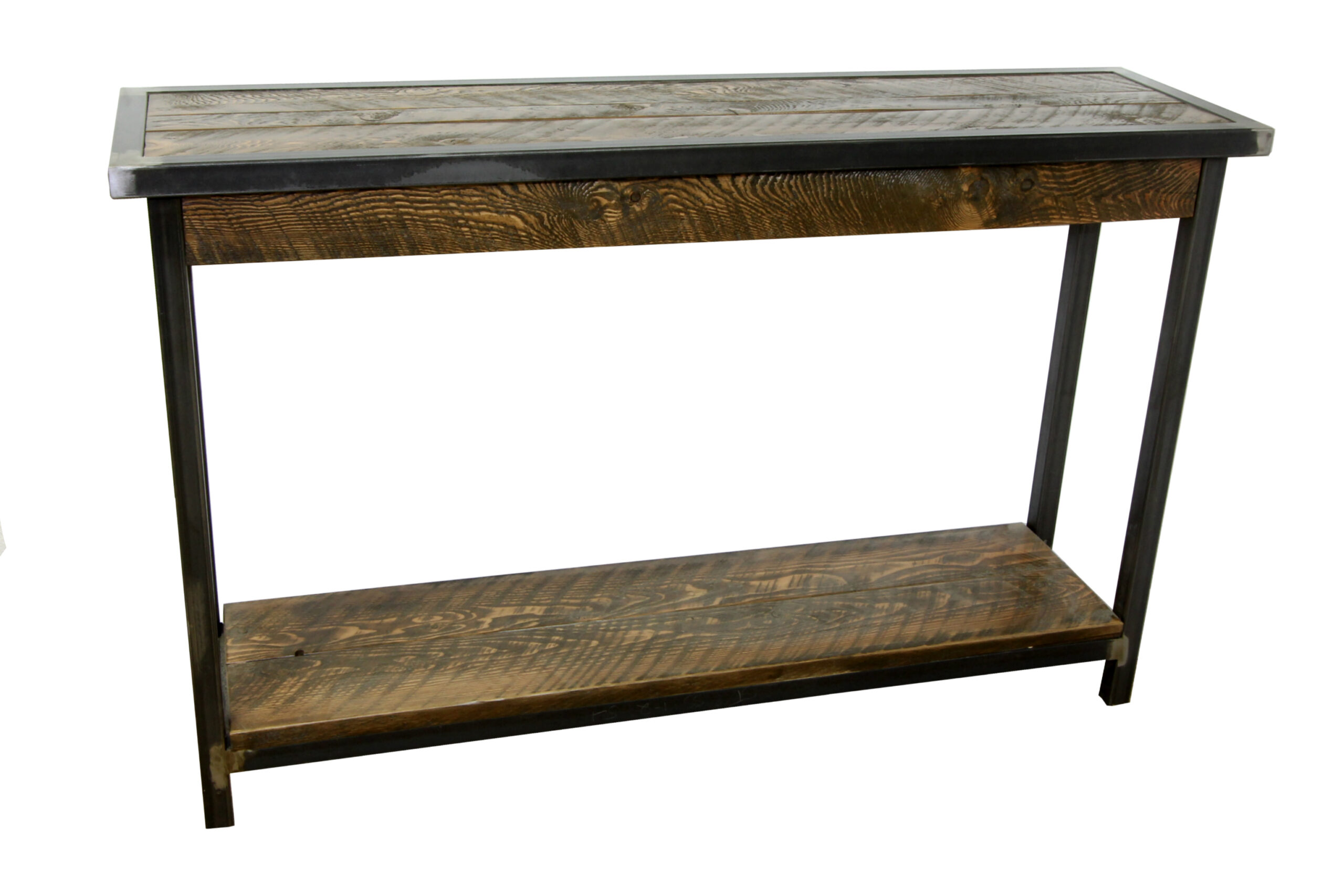 Rustic-Entryway-Table-With-Metal-Base-2