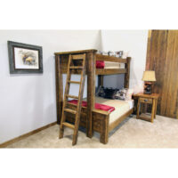 Rustic-Lodge-Wood-Bunk-Bed-2