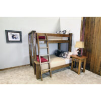 Rustic-Lodge-Wood-Bunk-Bed-3