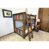 Rustic-Metal-And-Wood-Bunk-Bed-1